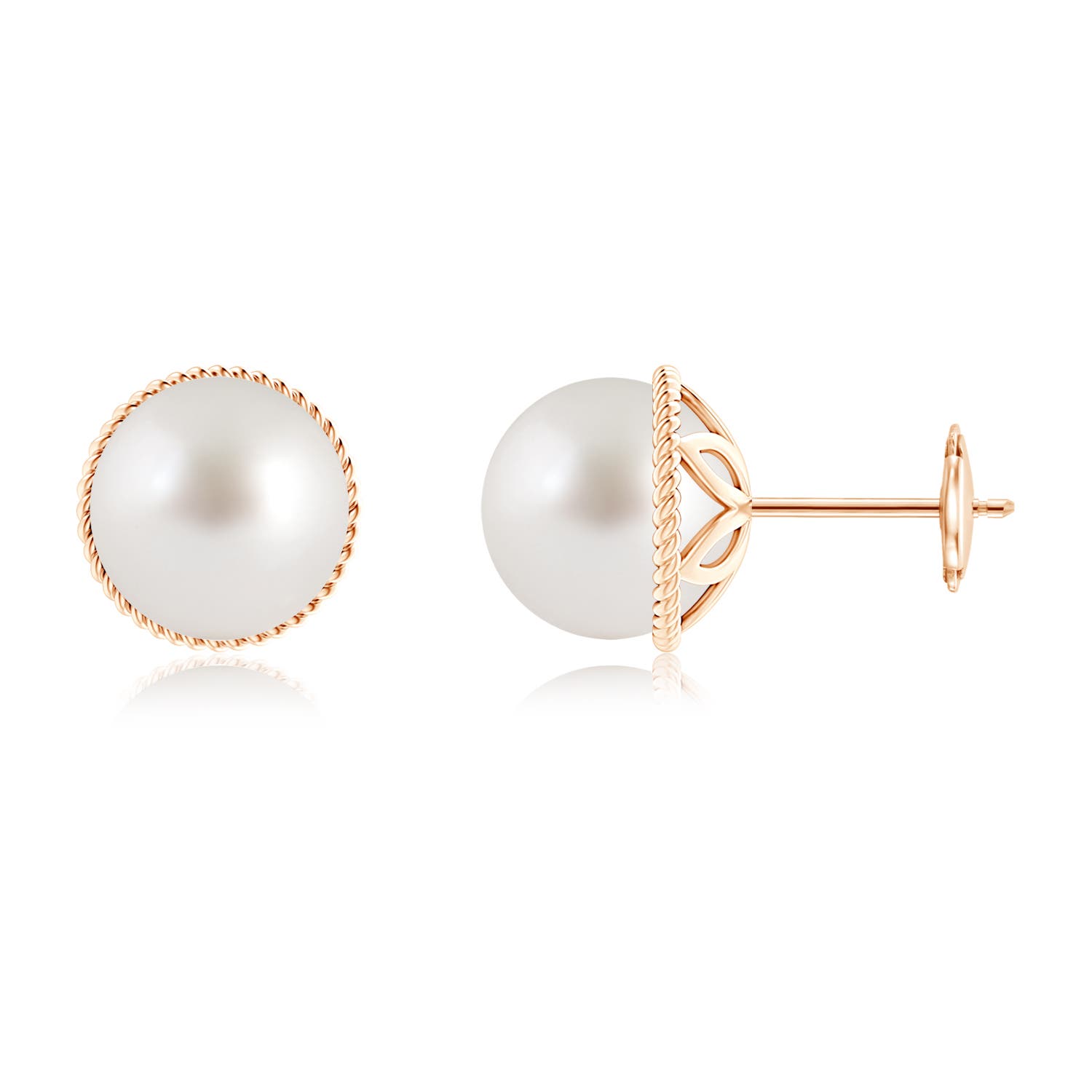 AAA - South Sea Cultured Pearl / 10.5 CT / 14 KT Rose Gold