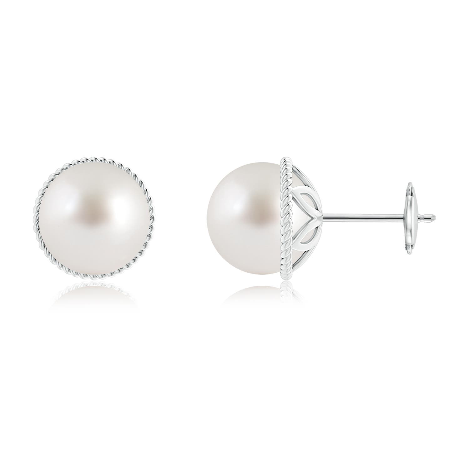 AAA - South Sea Cultured Pearl / 10.5 CT / 14 KT White Gold