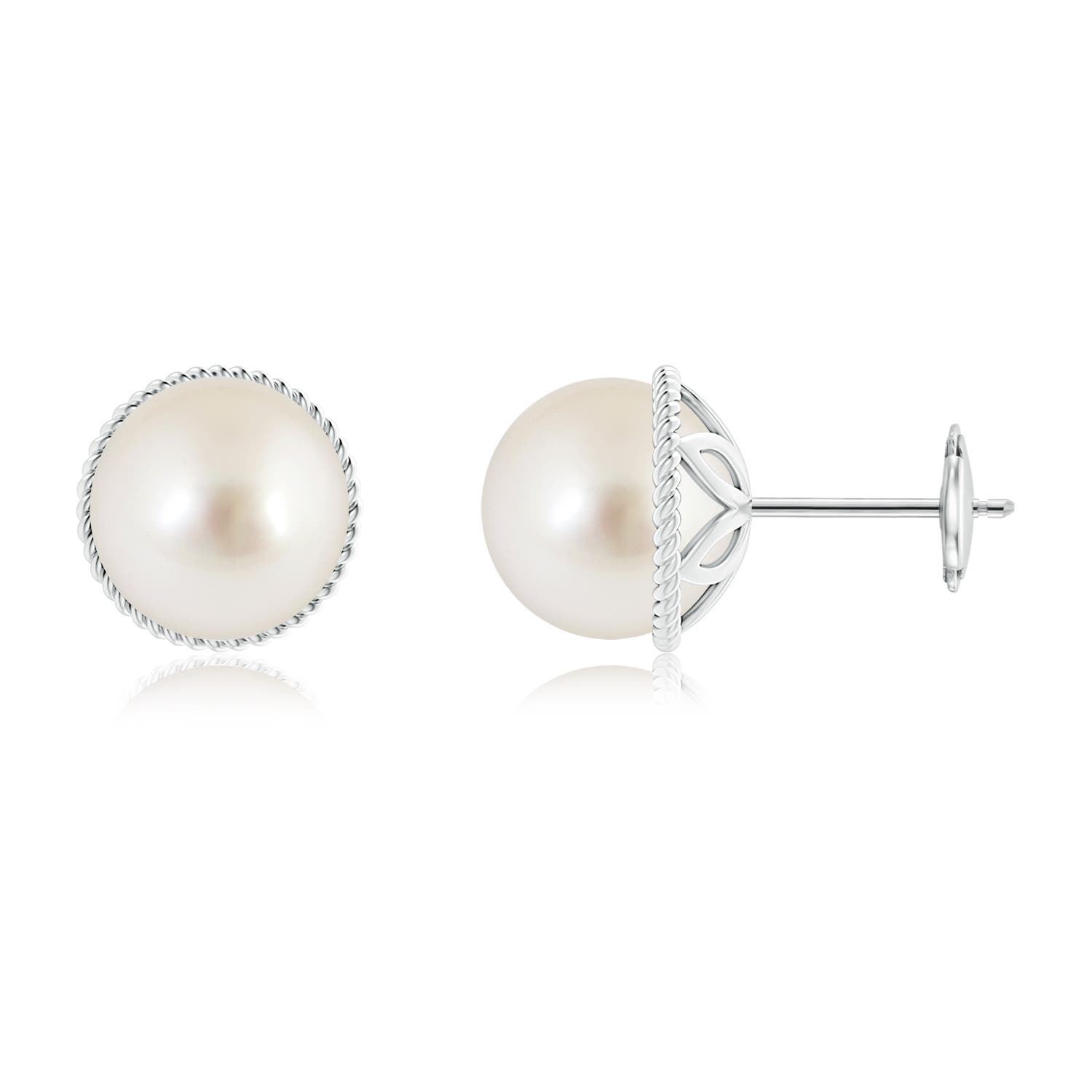 AAAA - South Sea Cultured Pearl / 10.5 CT / 14 KT White Gold