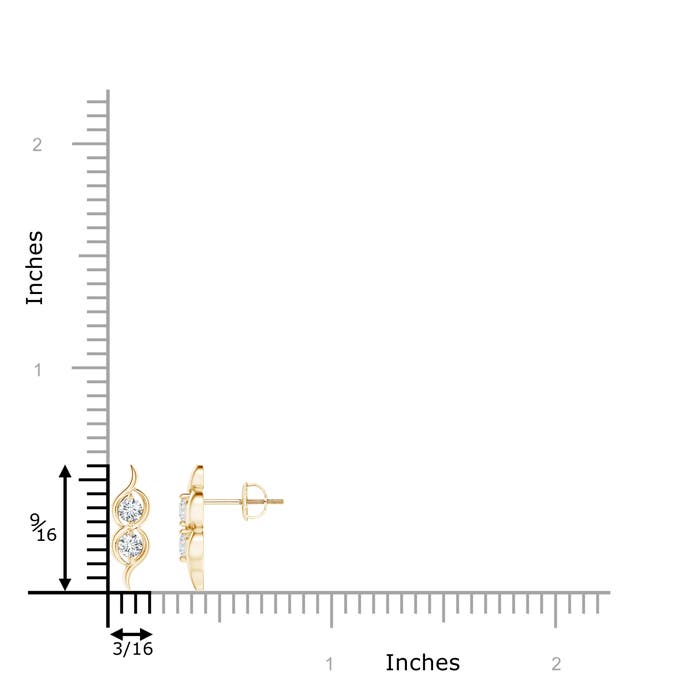 F-G, VS / 0.34 CT / 14 KT Yellow Gold