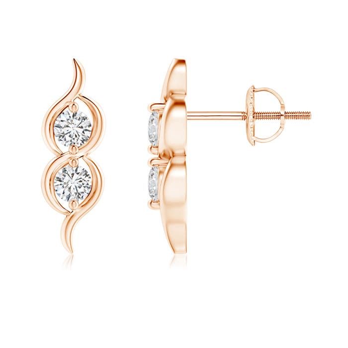 H, SI2 / 0.34 CT / 14 KT Rose Gold