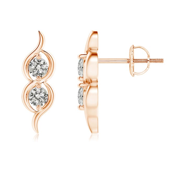 K, I3 / 0.34 CT / 14 KT Rose Gold