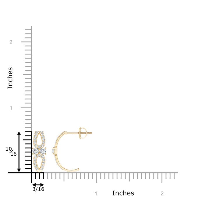 G, VS2 / 0.56 CT / 14 KT Yellow Gold