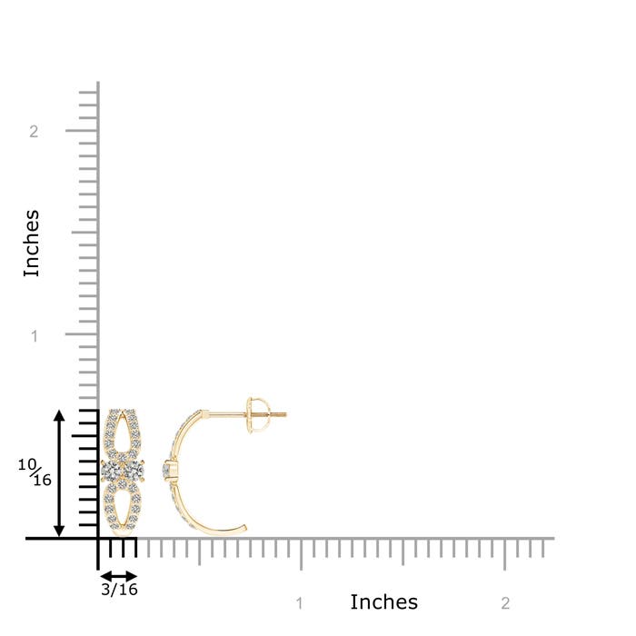 K, I3 / 0.56 CT / 14 KT Yellow Gold