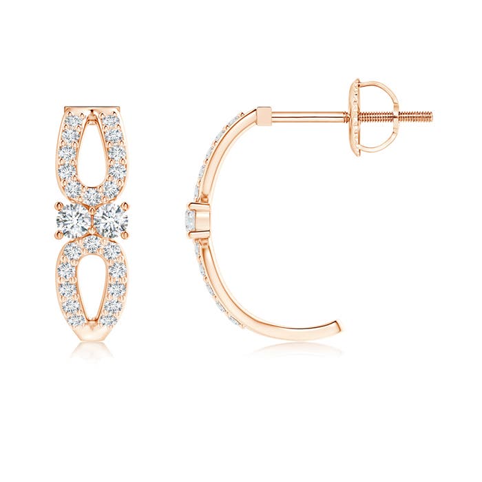 G, VS2 / 0.36 CT / 14 KT Rose Gold