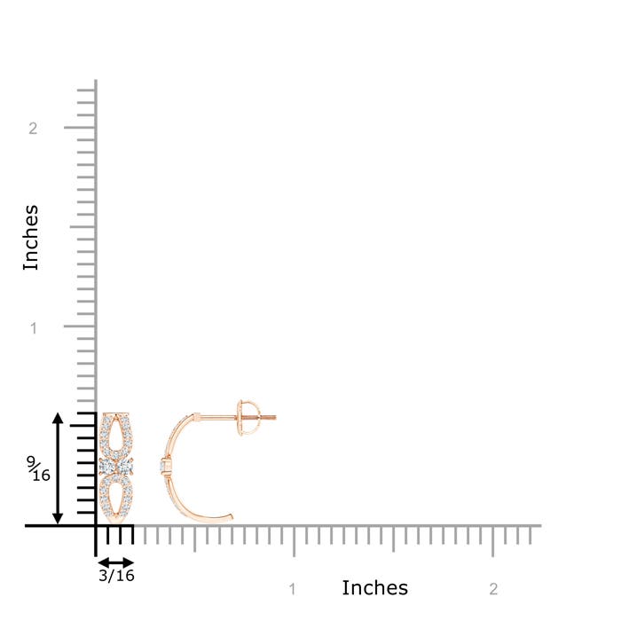 G, VS2 / 0.36 CT / 14 KT Rose Gold