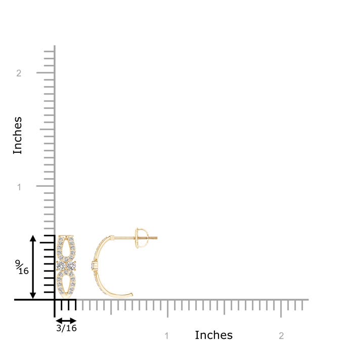 I-J, I1-I2 / 0.36 CT / 14 KT Yellow Gold