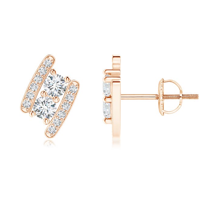 G, VS2 / 0.46 CT / 14 KT Rose Gold