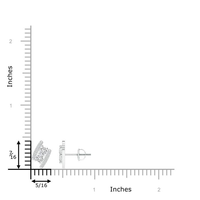 H, SI2 / 0.46 CT / 14 KT White Gold