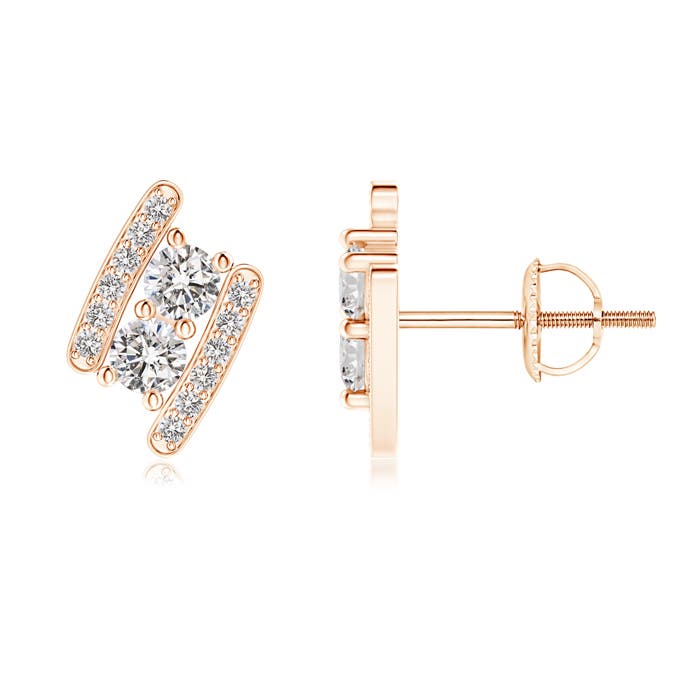 I-J, I1-I2 / 0.46 CT / 14 KT Rose Gold