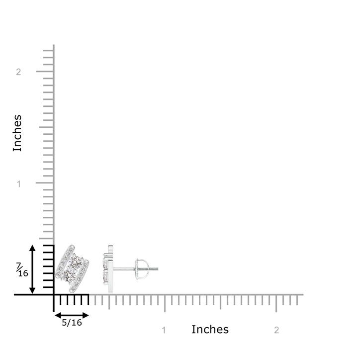 I-J, I1-I2 / 0.46 CT / 14 KT White Gold