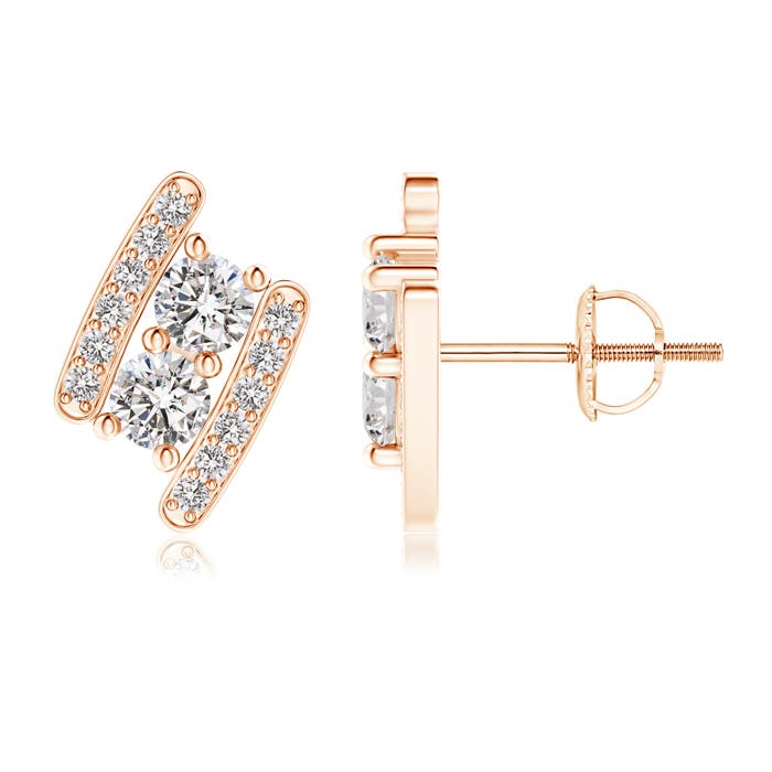 I-J, I1-I2 / 0.71 CT / 14 KT Rose Gold