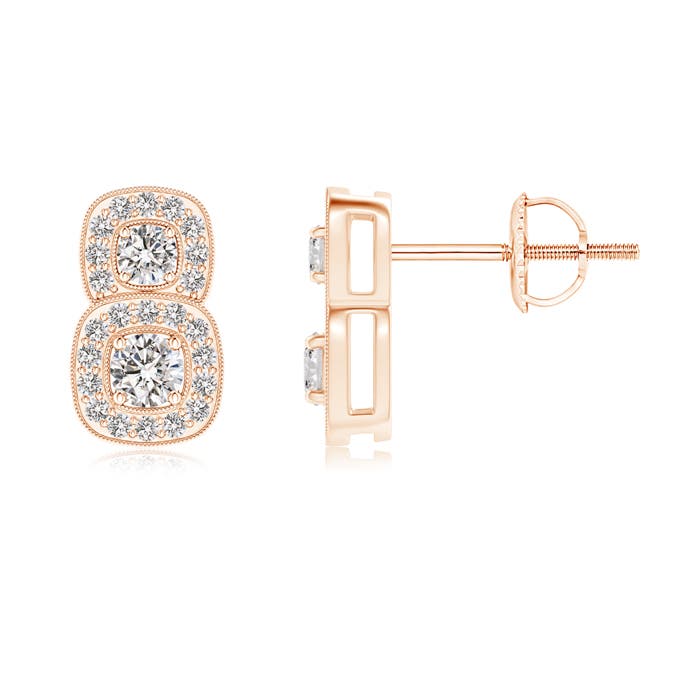 I-J, I1-I2 / 0.41 CT / 14 KT Rose Gold