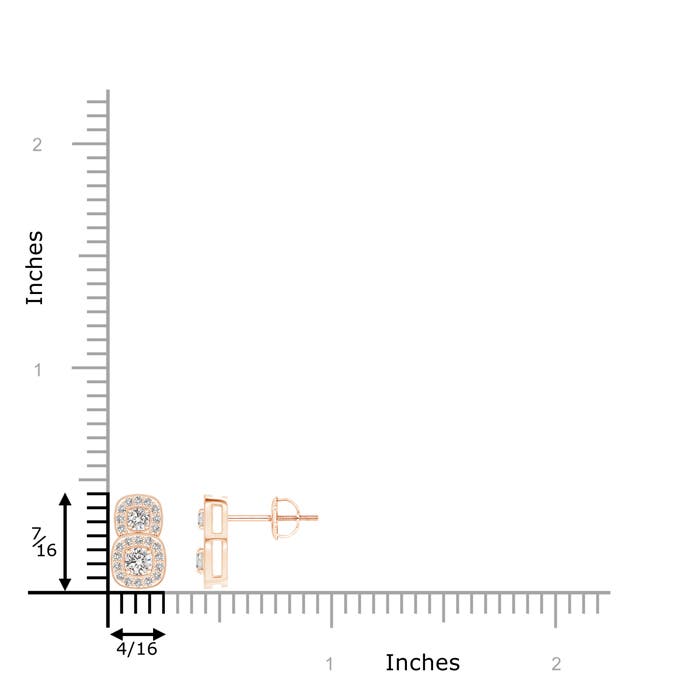 I-J, I1-I2 / 0.41 CT / 14 KT Rose Gold