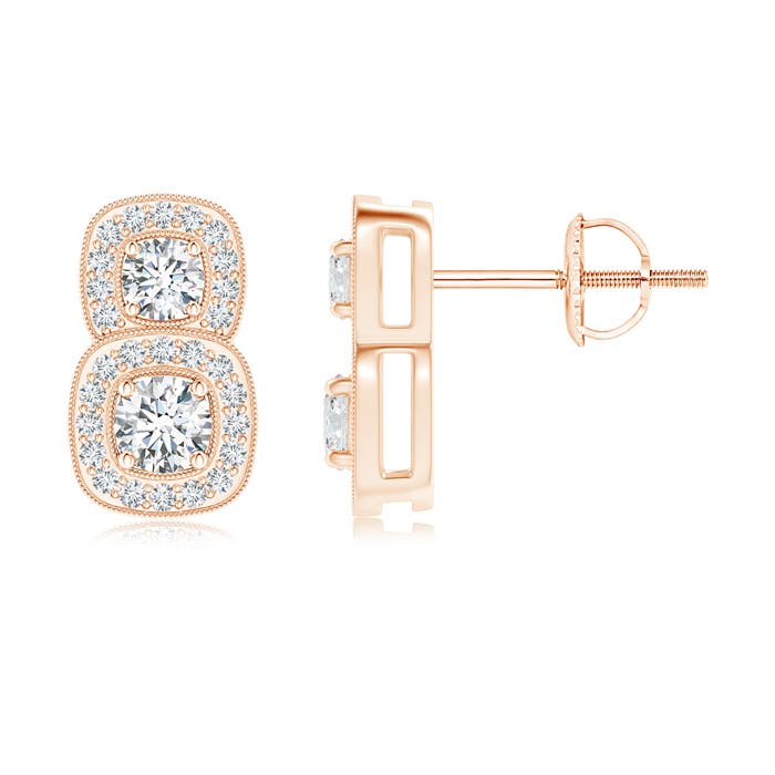 G, VS2 / 0.6 CT / 14 KT Rose Gold