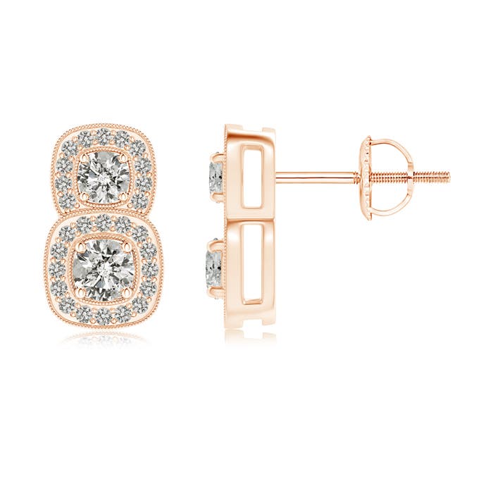 K, I3 / 0.6 CT / 14 KT Rose Gold