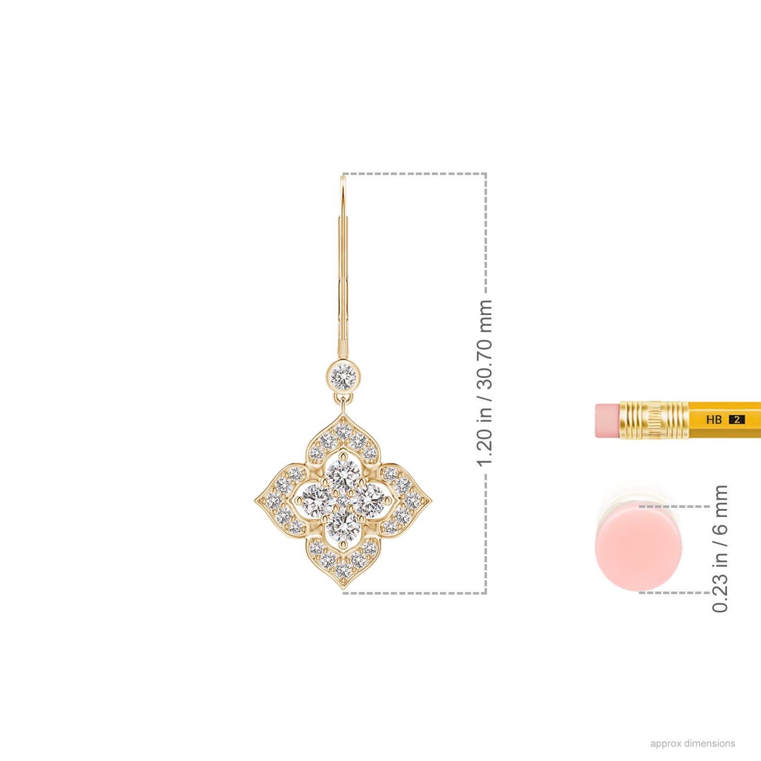 I-J, I1-I2 / 0.76 CT / 14 KT Yellow Gold