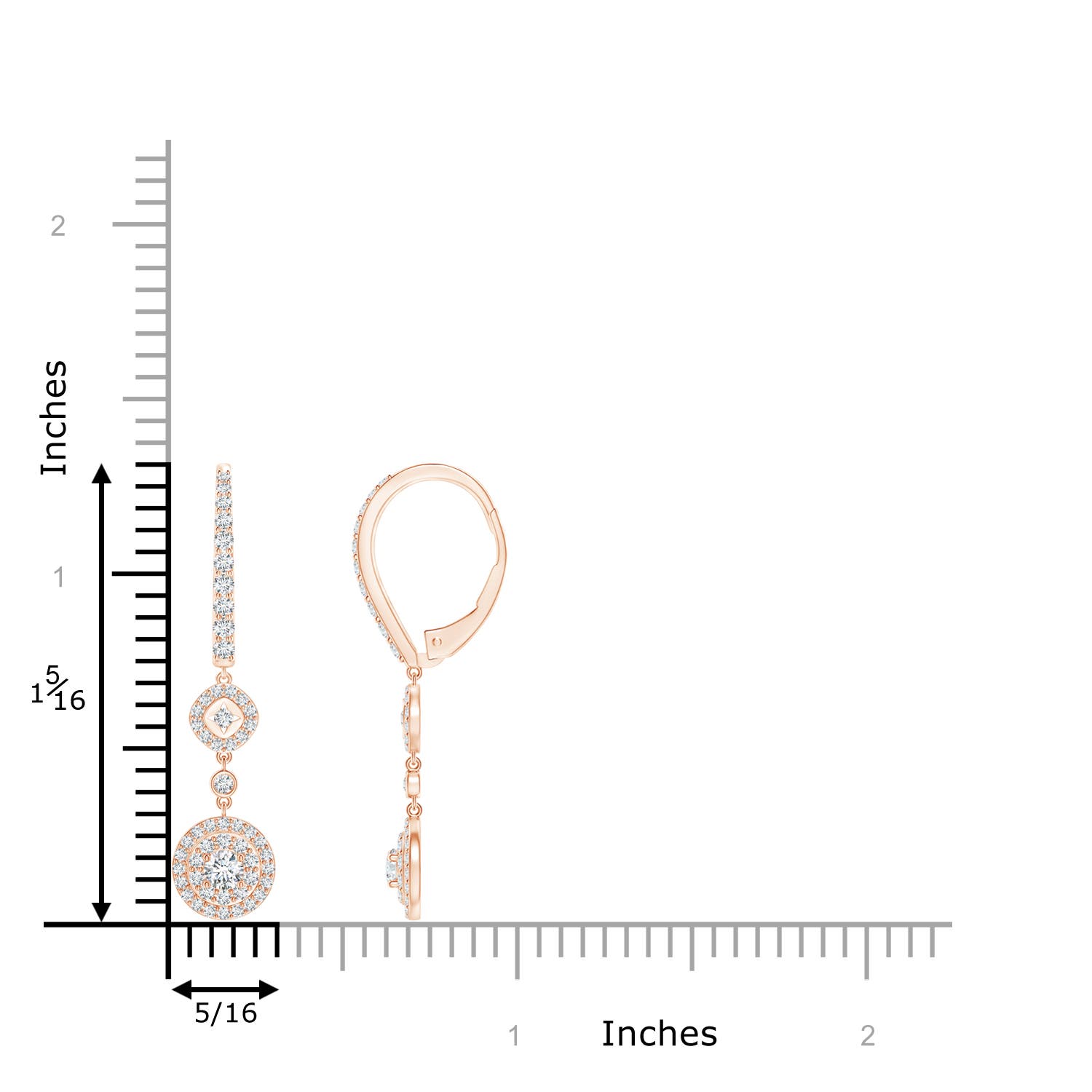 G, VS2 / 1.03 CT / 14 KT Rose Gold