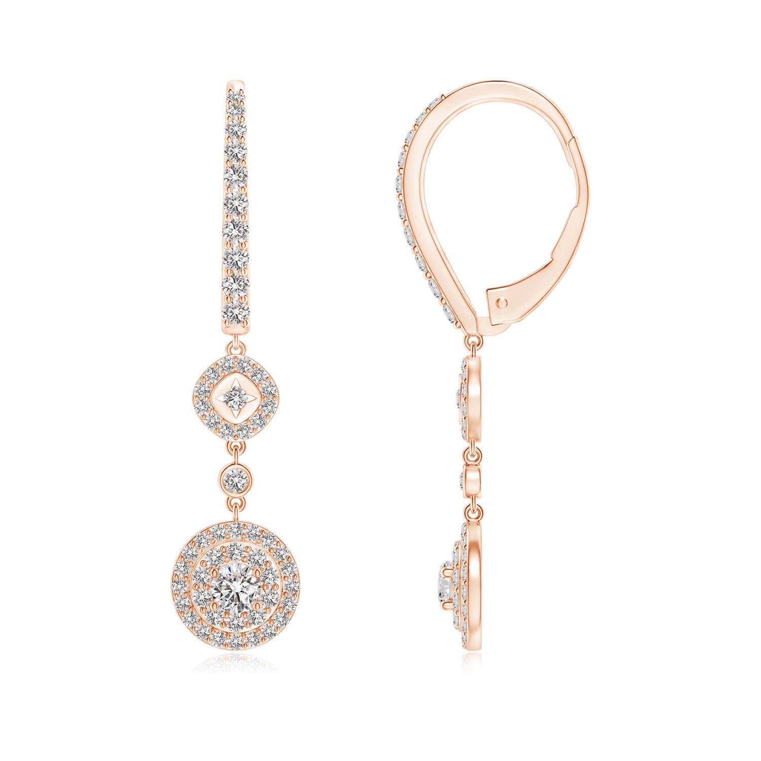 I-J, I1-I2 / 1.03 CT / 14 KT Rose Gold