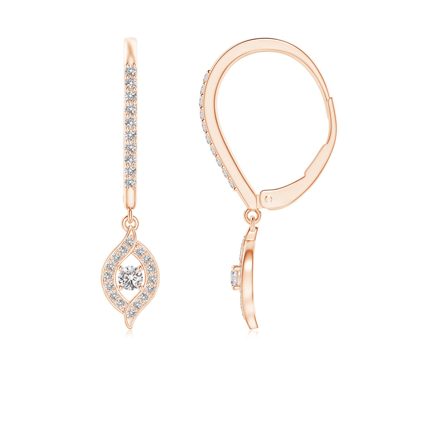 I-J, I1-I2 / 0.32 CT / 14 KT Rose Gold