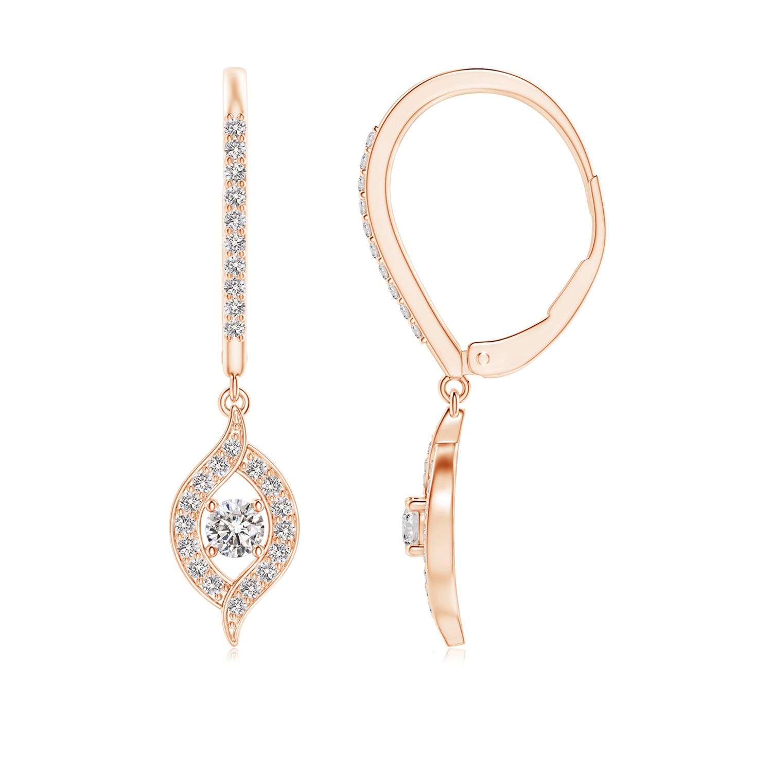 I-J, I1-I2 / 0.52 CT / 14 KT Rose Gold