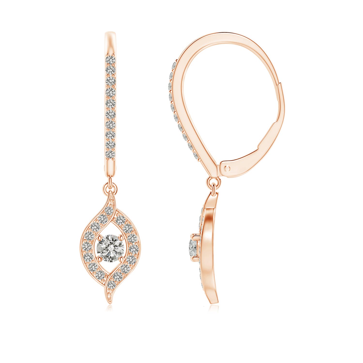 K, I3 / 0.52 CT / 14 KT Rose Gold