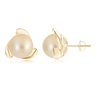 Round AA Golden South Sea Cultured Pearl