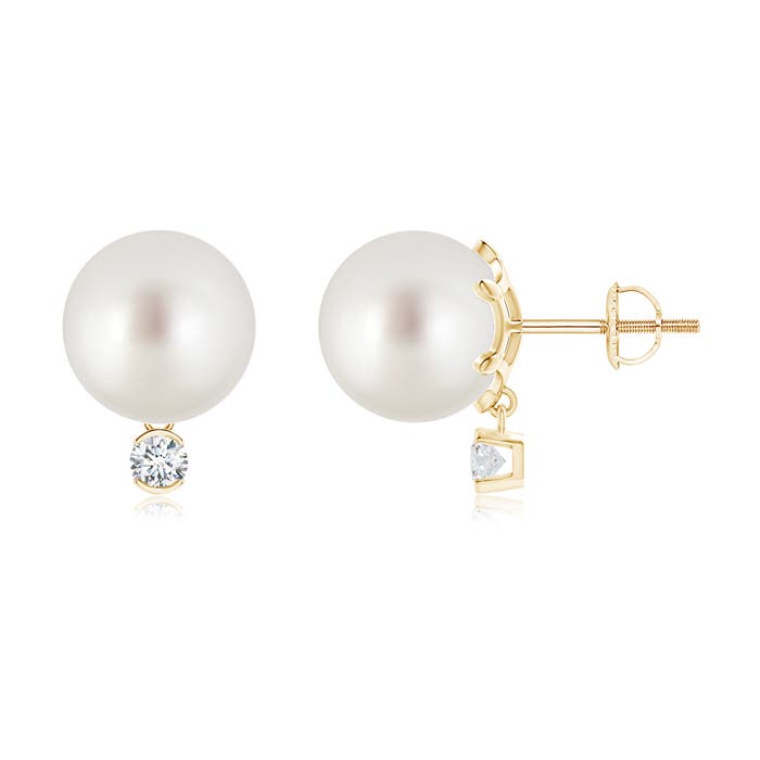 AAA - South Sea Cultured Pearl / 14.61 CT / 14 KT Yellow Gold