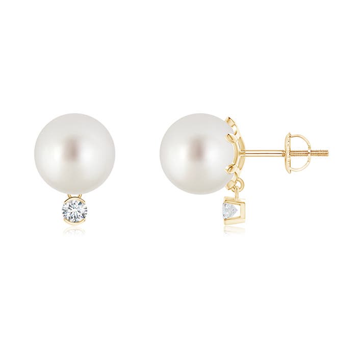 AAA - South Sea Cultured Pearl / 10.67 CT / 14 KT Yellow Gold