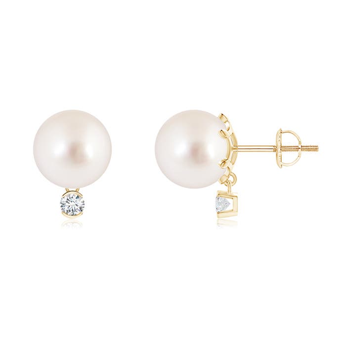 AAAA - South Sea Cultured Pearl / 10.67 CT / 14 KT Yellow Gold