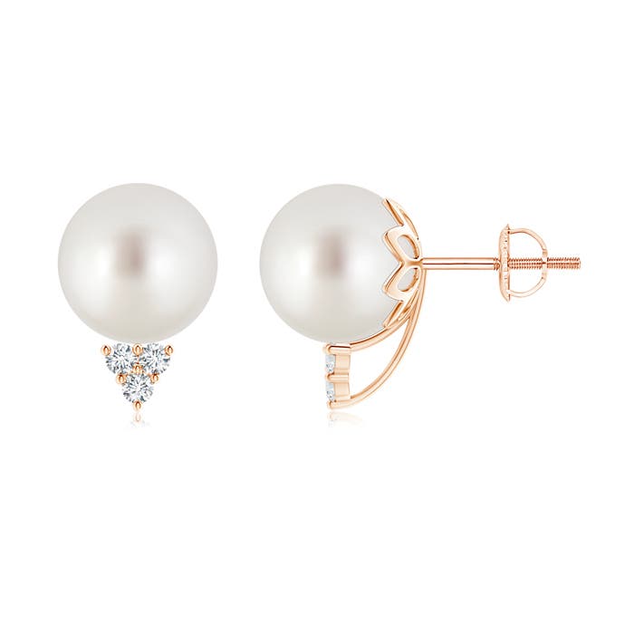 AAA - South Sea Cultured Pearl / 14.61 CT / 14 KT Rose Gold