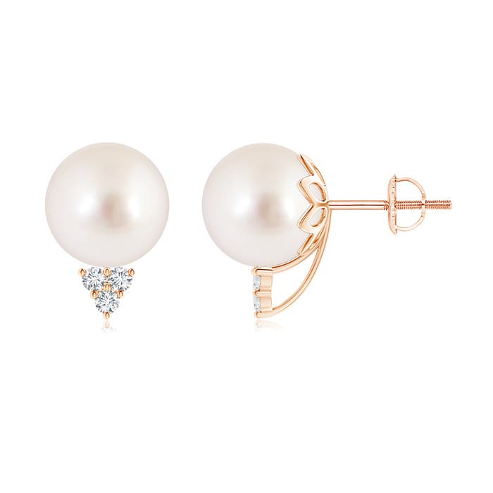 AAAA - South Sea Cultured Pearl / 14.61 CT / 14 KT Rose Gold