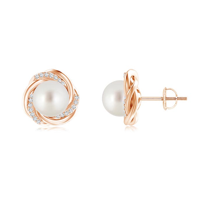 AAA - South Sea Cultured Pearl / 10.75 CT / 14 KT Rose Gold