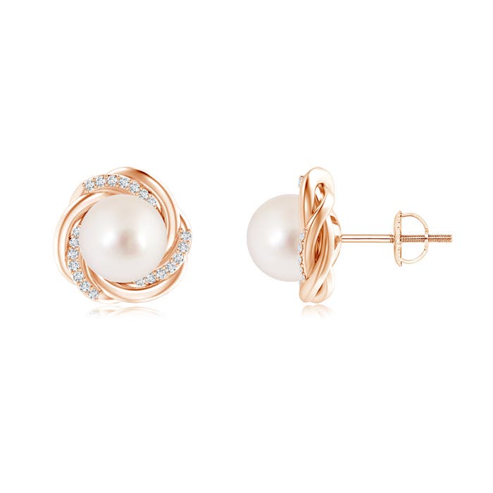 AAAA - South Sea Cultured Pearl / 10.75 CT / 14 KT Rose Gold