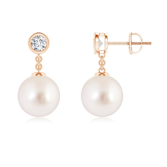 AAAA - South Sea Cultured Pearl / 10.82 CT / 14 KT Rose Gold