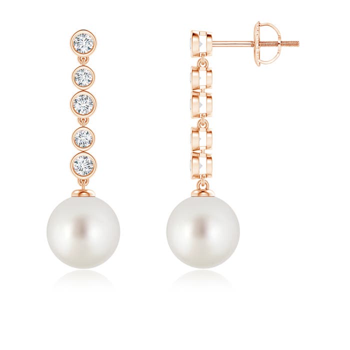 AAA - South Sea Cultured Pearl / 11.09 CT / 14 KT Rose Gold