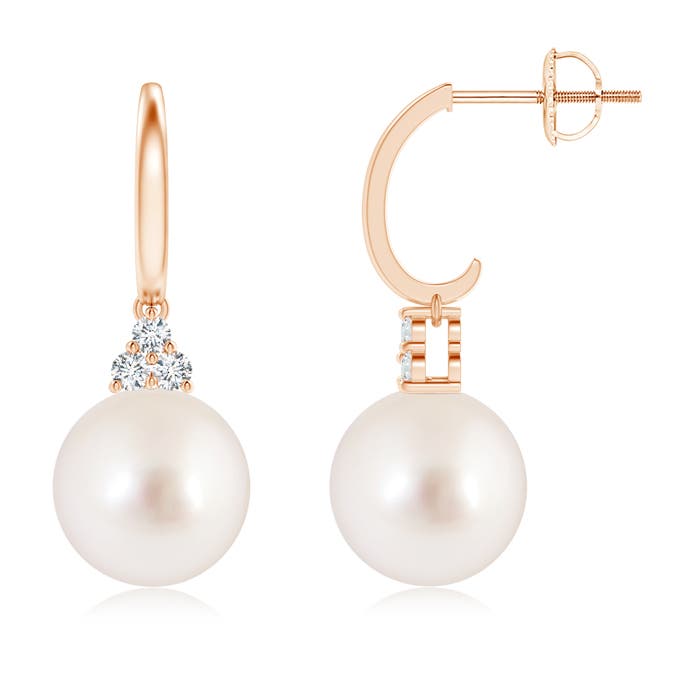 AAAA - South Sea Cultured Pearl / 14.61 CT / 14 KT Rose Gold