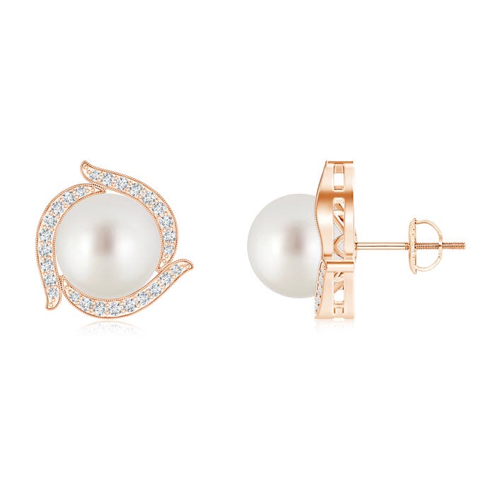 AAA - South Sea Cultured Pearl / 10.79 CT / 14 KT Rose Gold