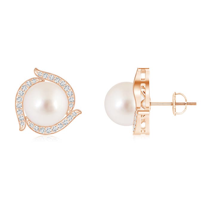 AAAA - South Sea Cultured Pearl / 10.79 CT / 14 KT Rose Gold