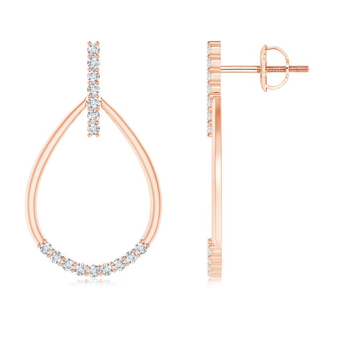 G, VS2 / 0.32 CT / 14 KT Rose Gold