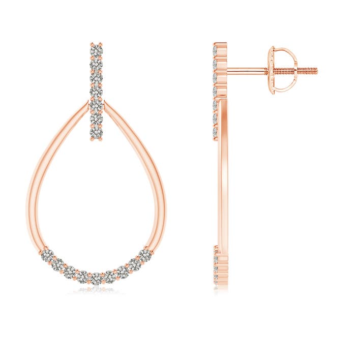 K, I3 / 0.32 CT / 14 KT Rose Gold