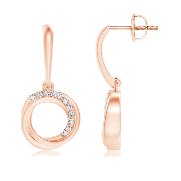 G, VS2 / 0.13 CT / 14 KT Rose Gold