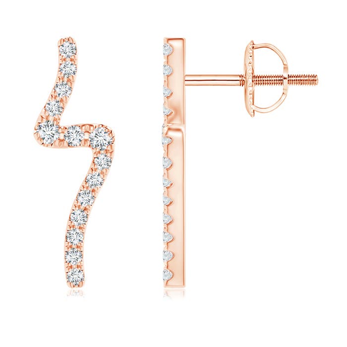 G, VS2 / 0.17 CT / 14 KT Rose Gold