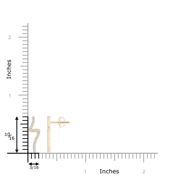 F-G, VS / 0.17 CT / 14 KT Yellow Gold