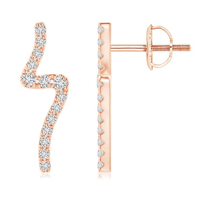 H, SI2 / 0.17 CT / 14 KT Rose Gold