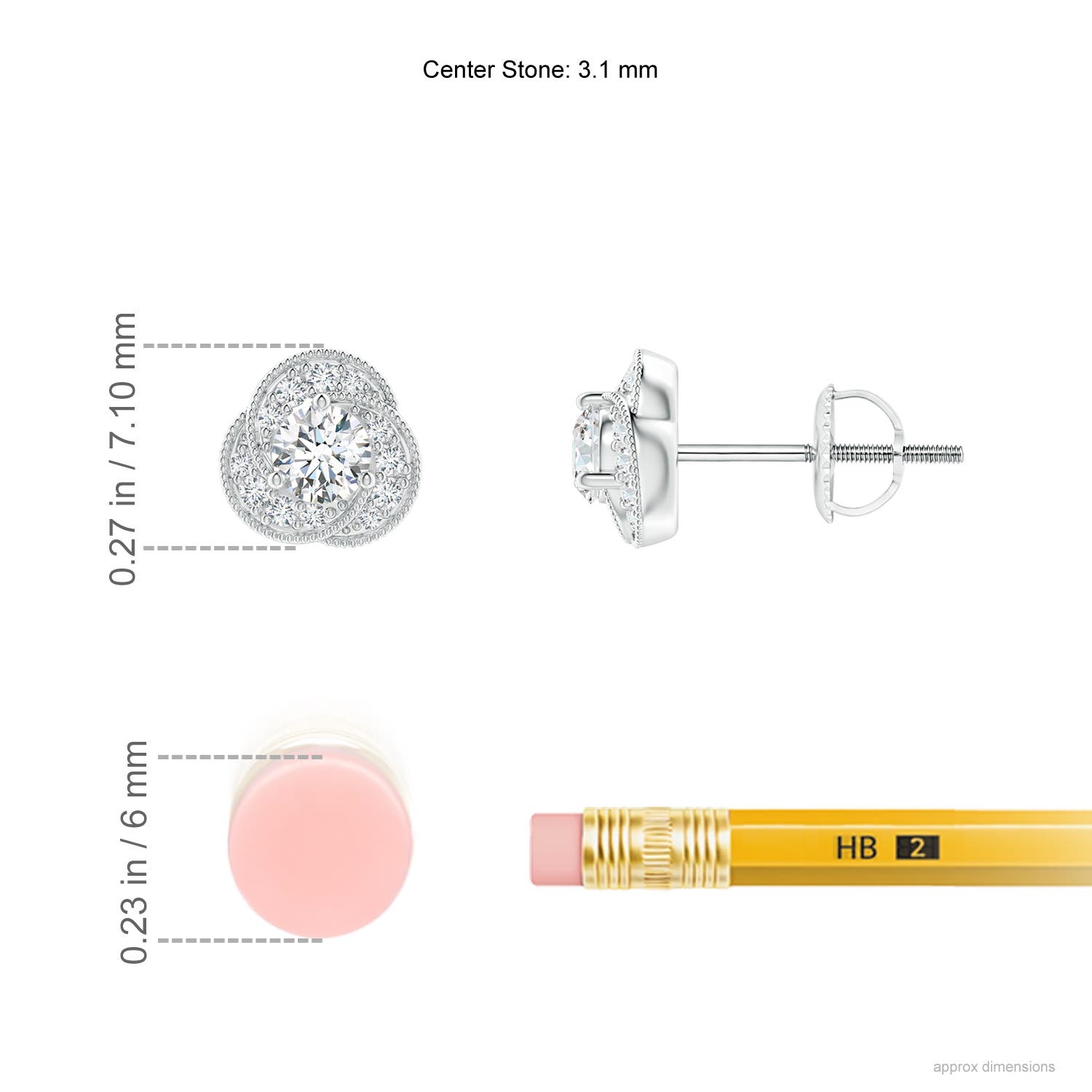 G, VS2 / 0.33 CT / 14 KT White Gold