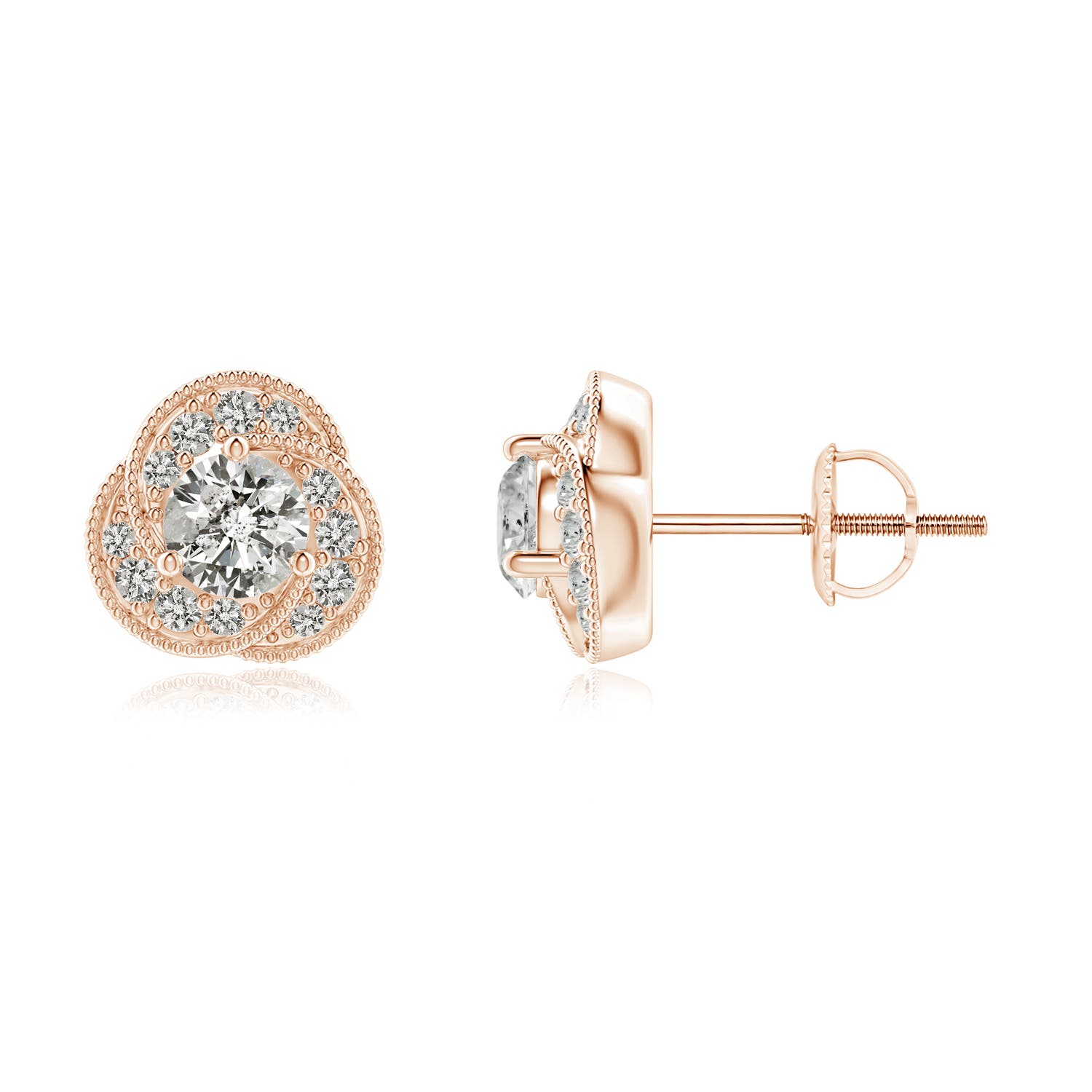 K, I3 / 0.63 CT / 14 KT Rose Gold