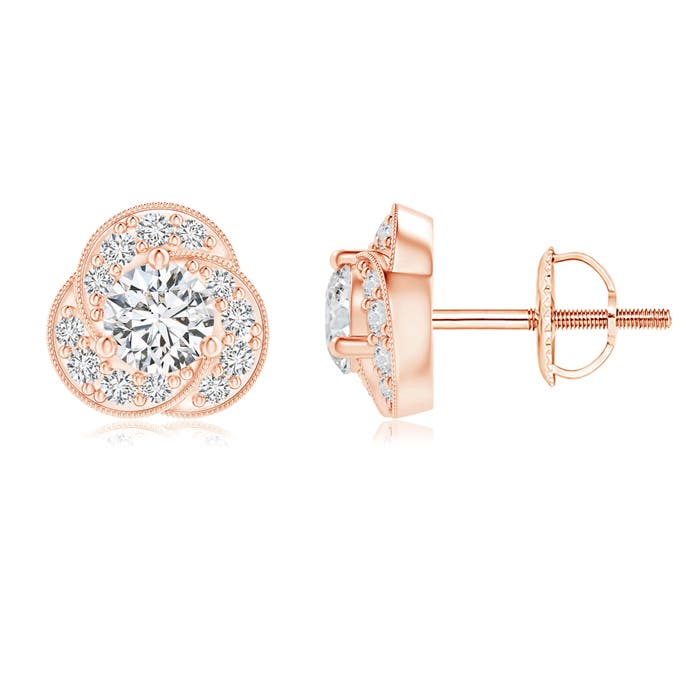 H, SI2 / 0.75 CT / 14 KT Rose Gold