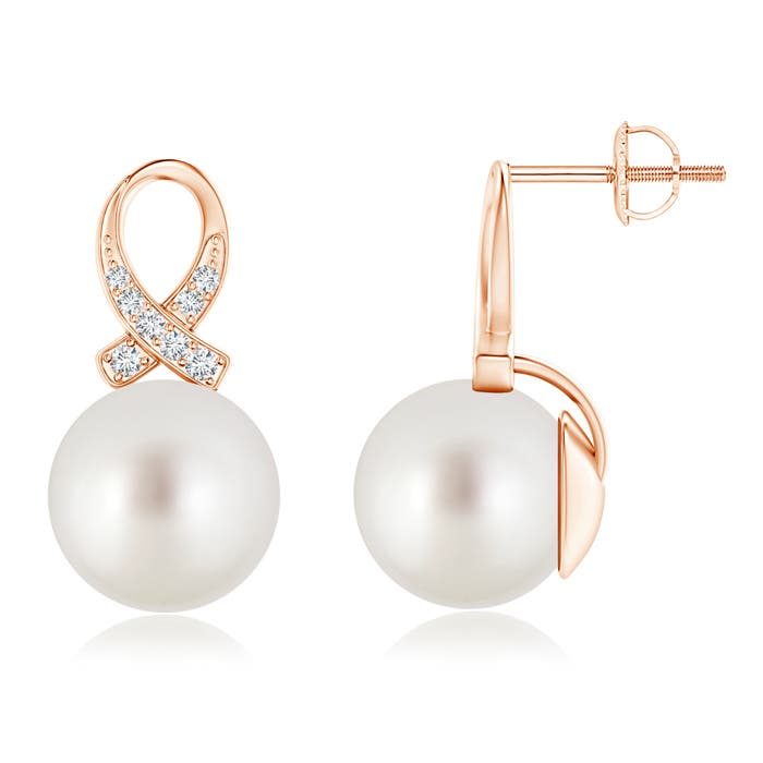 AAA - South Sea Cultured Pearl / 14.52 CT / 14 KT Rose Gold