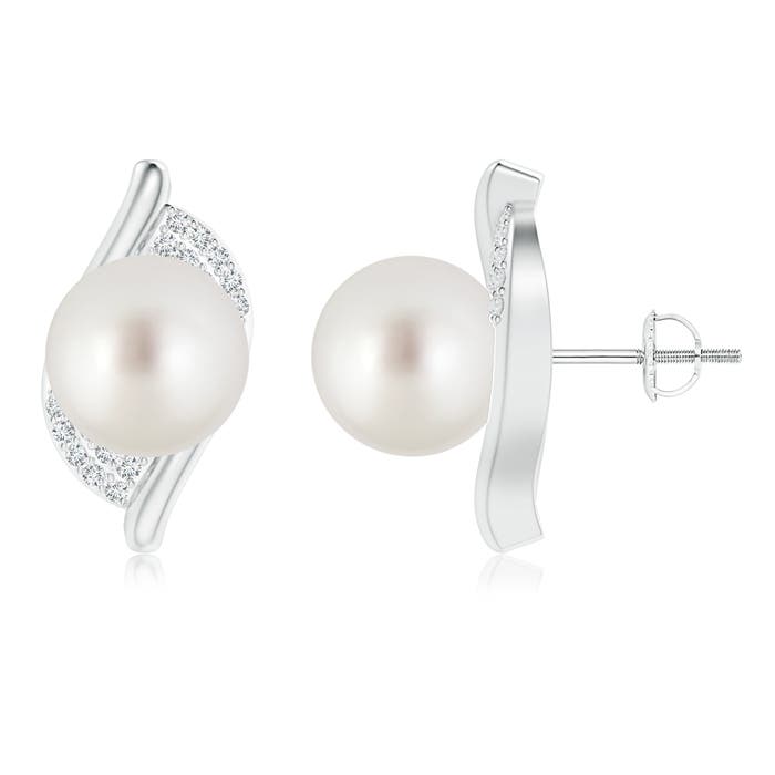 AAA - South Sea Cultured Pearl / 14.75 CT / 14 KT White Gold